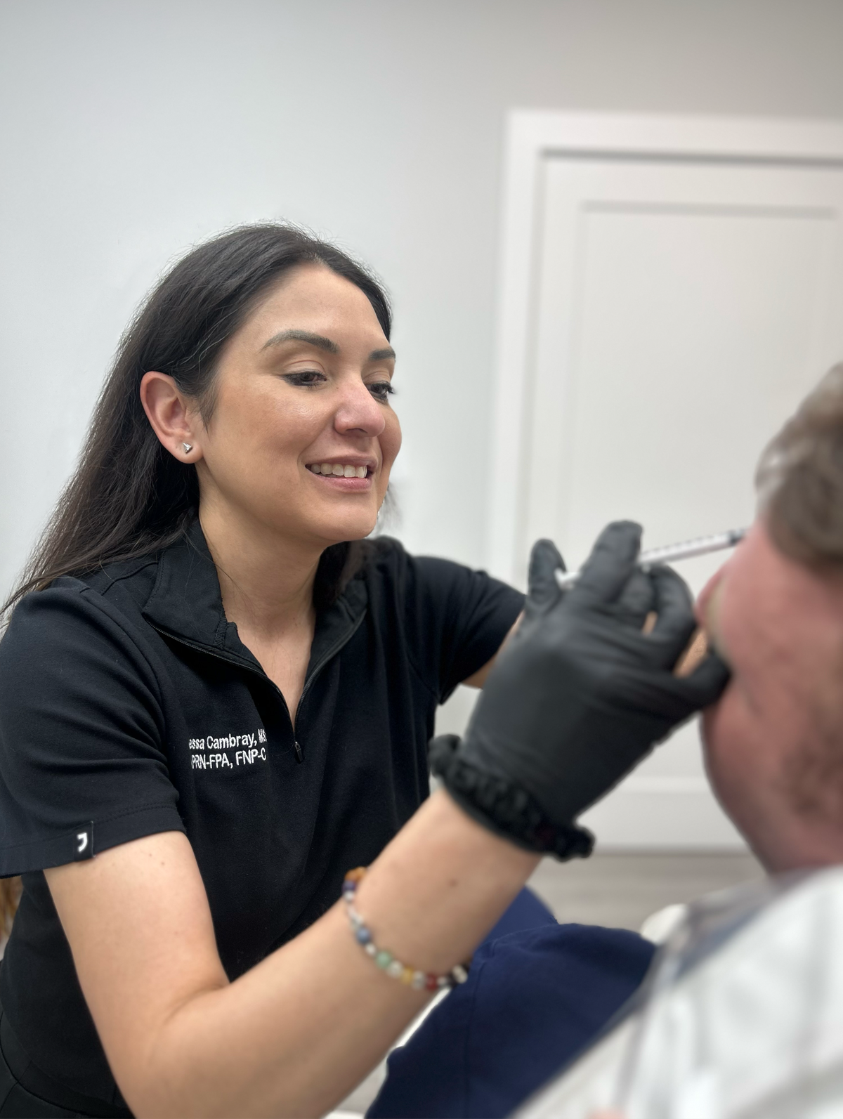 Injecting Botox